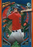 2024 Bowman Mega Box Chrome Prospect Power-Up #PP13 Roman Anthony Orange Baseball Card