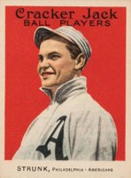 1915 Cracker Jack #33 Amos Strunk Baseball Card