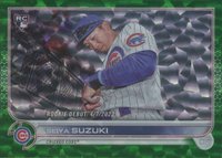 2022 Topps Update #US259 Seiya Suzuki Green Foil Baseball Card