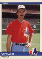 1984 Fleer Update #U-73 Gary Lucas Baseball Card
