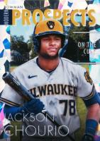 2023 Bowman Modern Prospects #MP12 Jackson Chourio Atomic Refractor Baseball Card