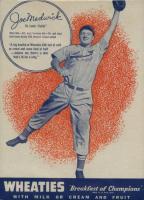 1937 Wheaties Series 8 # Joe Medwick Baseball Card