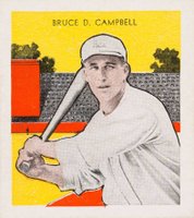 1933 Tattoo Orbit # Bruce Campbell Baseball Card