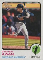 2022 Topps Heritage #562 Steven Kwan Baseball Card