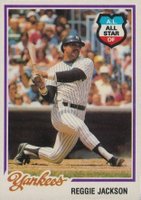 1978 Burger King Yankees #21 Reggie Jackson Baseball Card