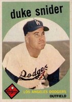 1959 Venezuelan Topps #20 Duke Snider Baseball Card