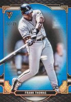 2022 Topps Triple Threads #16 Frank Thomas Sapphire Baseball Card