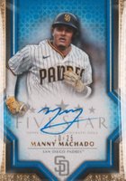 2023 Topps Five Star Autographs #FSAMMAC Manny Machado Blue Baseball Card