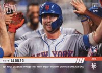 2019 Topps Now #74 Pete Alonso Baseball Card