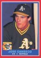 1987 Fleer Hottest Stars #9 Jose Canseco Baseball Card