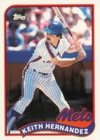1989 Topps Tiffany #480 Keith Hernandez Baseball Card