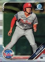 2019 Bowman Draft #BDC162 Alec Bohm Chrome-Refractor Baseball Card