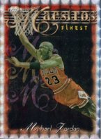 1996 Finest #127 Michael Jordan Refractor Basketball Card