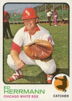 1973 Topps #73 Ed Herrmann Baseball Card