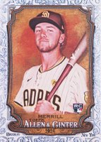 2024 Topps Allen & Ginter #275 Jackson Merrill Foil Filigree Baseball Card