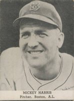 1947 Tip Top Bread # Mickey Harris Baseball Card