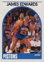 1989 Hoops #284 James Edwards Basketball Card