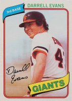 1980 Topps #145 Darrell Evans Baseball Card