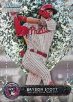 2022 Bowman Sterling #BSR46 Bryson Stott Mini Diamond Refractor Baseball Card