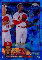 2023 Topps Chrome Update Sapphire Edition #298 Jordan Walker Baseball Card