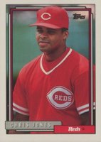 1992 Topps #332 Chris Jones Baseball Card