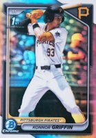 2024 Bowman Draft #BDC22 Konnor Griffin Chrome-Refractor Baseball Card