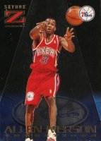1996 Skybox Z-Force Zensations #10 Allen Iverson Basketball Card