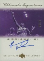 2000 Ultimate Collection Ultimate Signatures  #AH-G Anfernee Hardaway Gold Basketball Card