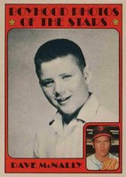 1972 O-Pee-Chee #344 Dave McNally Boyhood Photo Baseball Card