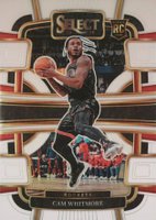 2023 Panini Select #69 Cam Whitmore White Prizm Basketball Card