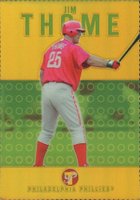 2003 Topps Pristine #40 Jim Thome Gold Refractor Baseball Card