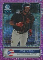 2020 Bowman Chrome Mega Box Spanning the Globe #STGHR Heliot Ramos Pink Refractor Baseball Card