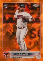 2022 Topps Chrome Update Sapphire Edition #149 Royce Lewis Orange Baseball Card