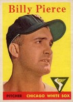 1958 Topps #50y Billy Pierce Yellow Team Baseball Card