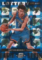 2022 Panini Contenders Optic Lottery Tickets #2 Chet Holmgren Blue Cracked Ice Basketball Card