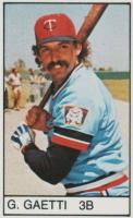 1983 All-Star Game Program Inserts-Hand Cut # Gary Gaetti Baseball Card