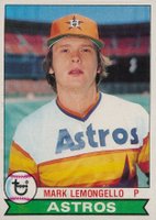1979 Topps #187 Mark Lemongello Baseball Card
