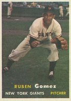 1957 Topps #58 Ruben Gomez Baseball Card