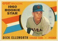 1960 Topps #125 Dick Ellsworth Rookie Star Baseball Card