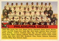1956 Topps #40 Philadelphia Eagles Football Card