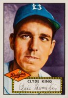 1952 Topps #205 Clyde King Baseball Card