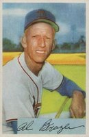 1954 Bowman #142 Al Brazle Baseball Card