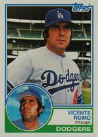 1983 Topps #633 Vicente Romo Baseball Card