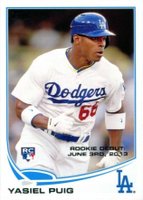 2013 Topps Update #US330 Yasiel Puig Baseball Card