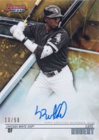 2018 Bowman's Best Best of 2018 Autographs #B18LR Luis Robert Gold Baseball Card