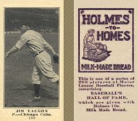 1916 Holmes for Homes Bread #180 Jim Vaughn Baseball Card