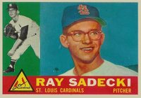 1960 Topps #327 Ray Sadecki Baseball Card