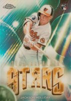 2024 Topps Chrome Update Stratospheric Stars #12 Jackson Holliday Baseball Card