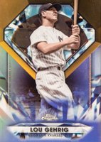 2022 Topps Chrome Update Diamond Greats #DGC51 Lou Gehrig Baseball Card