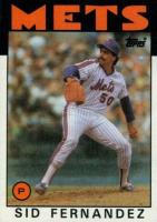 1986 Topps #104 Sid Fernandez Baseball Card